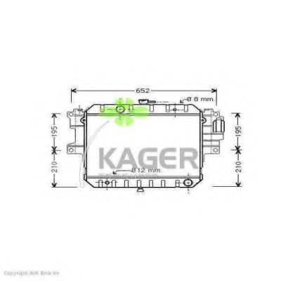 31-0288 KAGER Cable, parking brake