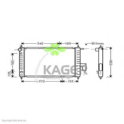 31-0307 KAGER Cable, parking brake