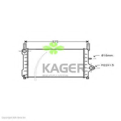 31-0336 KAGER Cable, parking brake