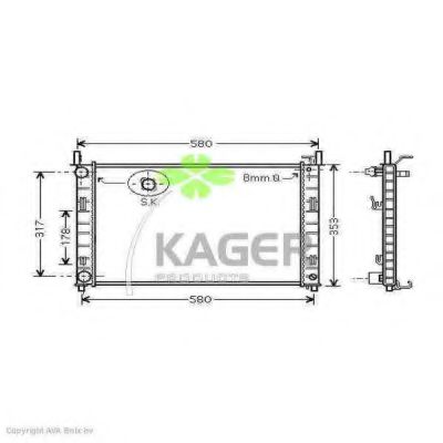 31-0364 KAGER Cable, parking brake