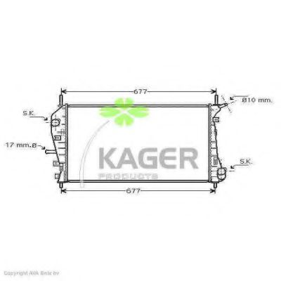 31-0370 KAGER Cable, parking brake