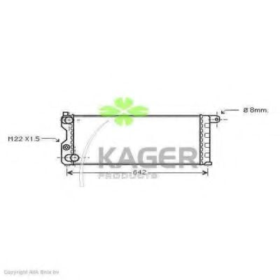 31-0384 KAGER Cable, parking brake