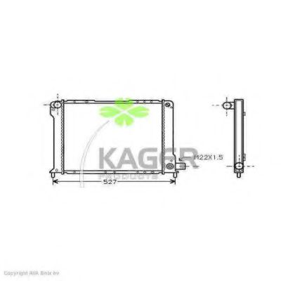 31-0388 KAGER Cable, parking brake