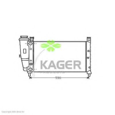 31-0398 KAGER Brake System Cable, parking brake