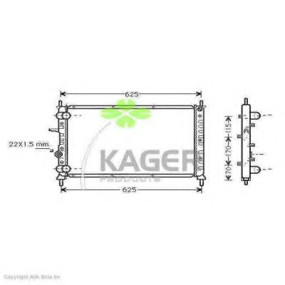31-0420 KAGER Cable, parking brake