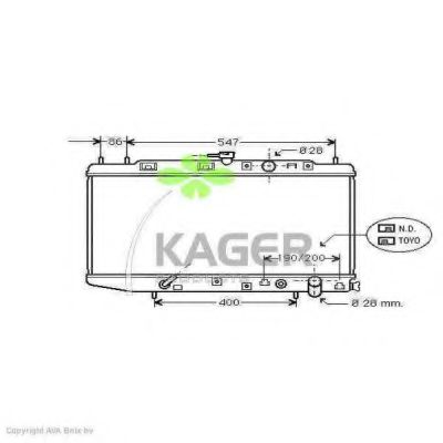 31-0484 KAGER Cable, parking brake