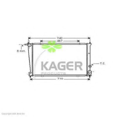 31-0519 KAGER Cable, parking brake