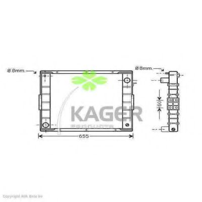 31-0529 KAGER Cable, parking brake