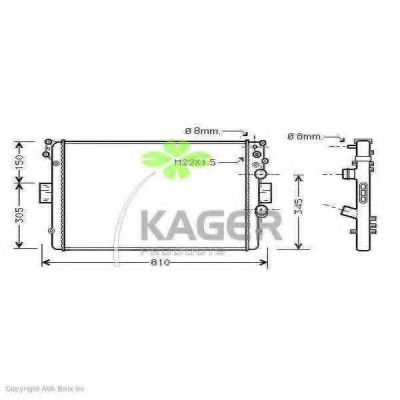 31-0537 KAGER Cable, parking brake