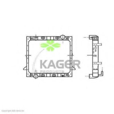 31-0543 KAGER Cable, parking brake