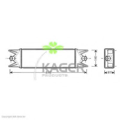 31-0547 KAGER Cable, parking brake