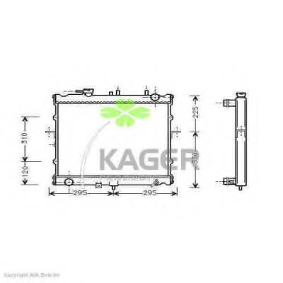31-0561 KAGER Cable, parking brake
