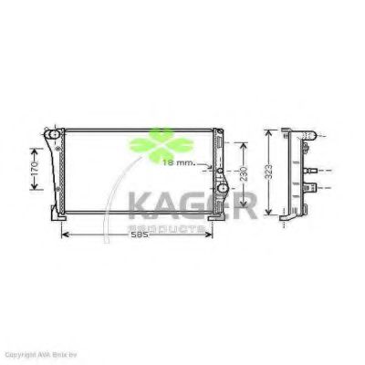 31-0574 KAGER Gasket Set, cylinder head