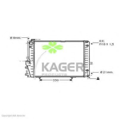 31-0596 KAGER Cable, parking brake
