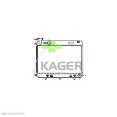 31-0603 KAGER Radiator, engine cooling