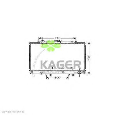 31-0695 KAGER Cooling System Radiator, engine cooling