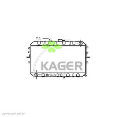 31-0705 KAGER Radiator, engine cooling
