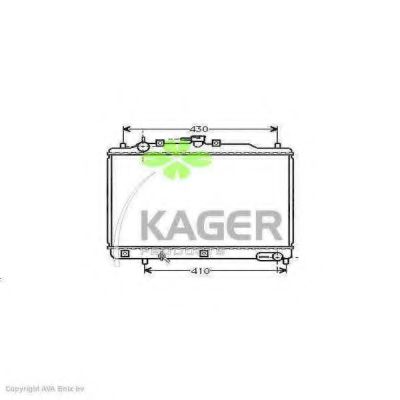 31-0712 KAGER Radiator, engine cooling