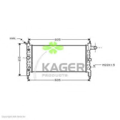 31-0740 KAGER Cable, parking brake
