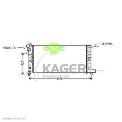 31-0832 KAGER Cable, parking brake
