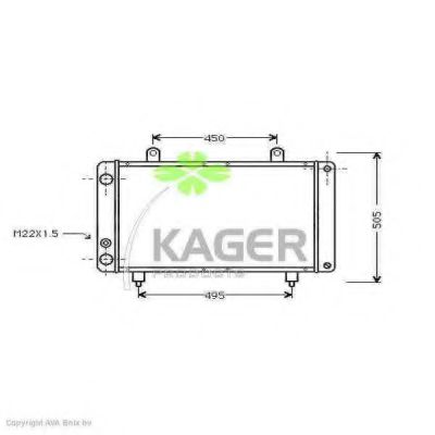 31-0841 KAGER Cable, parking brake