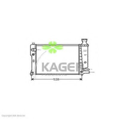 31-0843 KAGER Brake System Cable, parking brake