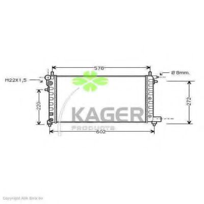 31-0864 KAGER Cable, parking brake