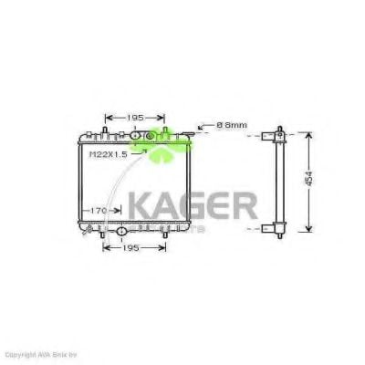 31-0871 KAGER Cable, parking brake
