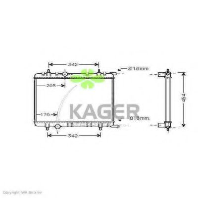 31-0886 KAGER Cable, parking brake