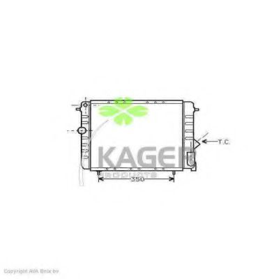 31-0908 KAGER Radiator, engine cooling