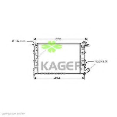 31-0920 KAGER Cylinder Head Gasket Set, cylinder head