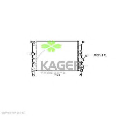 31-0923 KAGER Cable, parking brake