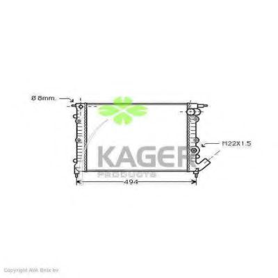 31-0931 KAGER Cable, parking brake