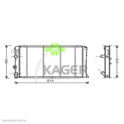 31-0966 KAGER Cable, parking brake