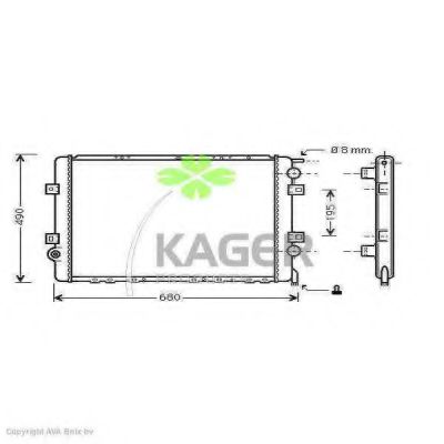 31-0967 KAGER Cable, parking brake