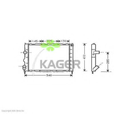 31-0969 KAGER Cable, parking brake