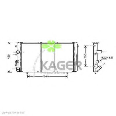 31-0974 KAGER Cable, parking brake