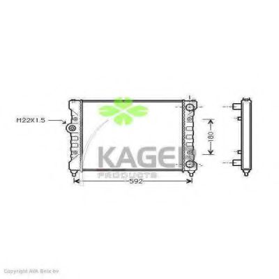 31-1016 KAGER Cable, parking brake