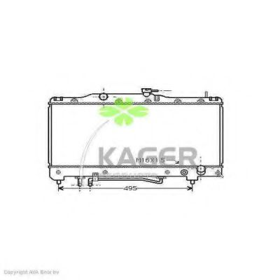 31-1108 KAGER Cable, parking brake