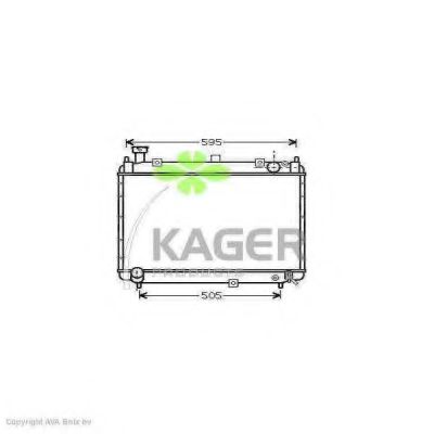 31-1117 KAGER Radiator, engine cooling