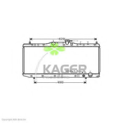 31-1130 KAGER Radiator, engine cooling