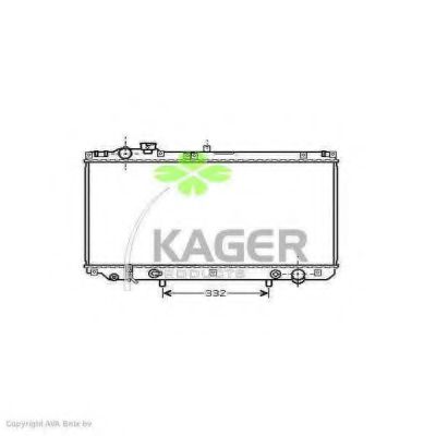 31-1138 KAGER Radiator, engine cooling
