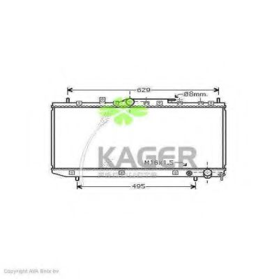 31-1140 KAGER Cylinder Head Gasket, cylinder head cover