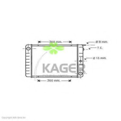 31-1146 KAGER Cable, parking brake