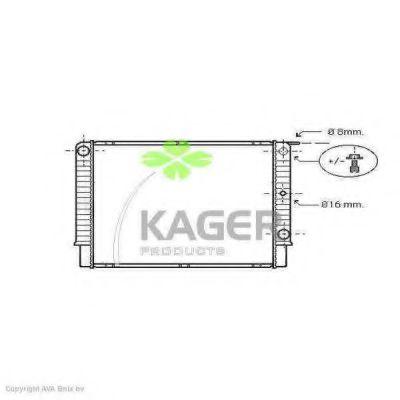 31-1157 KAGER Cable, parking brake