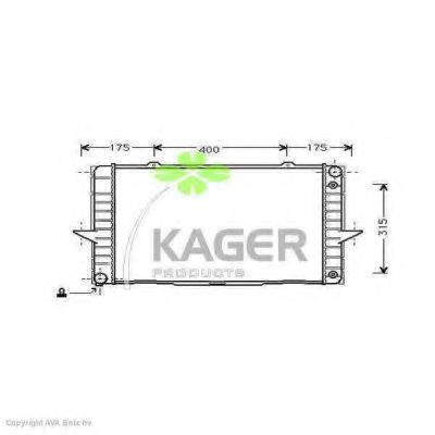 31-1160 KAGER Gasket, cylinder head cover