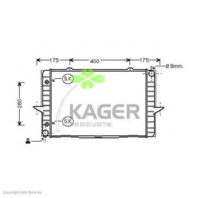 31-1164 KAGER Cable, parking brake