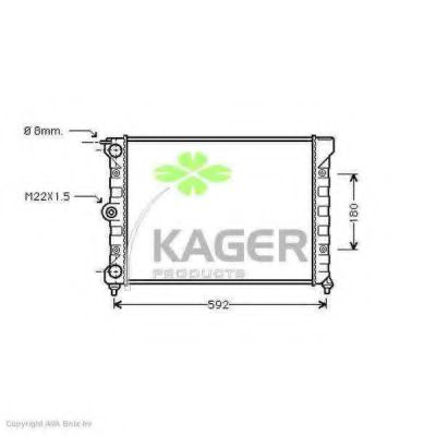 31-1167 KAGER Clutch Cable