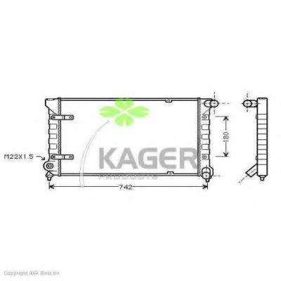 31-1177 KAGER Clutch Cable