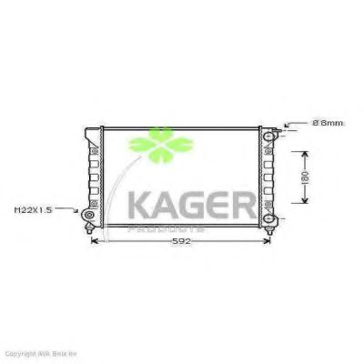 31-1179 KAGER Cable, parking brake